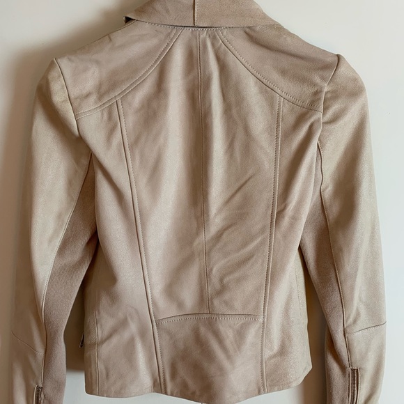 Trouve Leather/suede jacket/cardigan (petite) - Picture 7 of 8